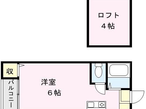 ロフト付きで収納力の高いお部屋ですよ♪ ロフト付きで収納力の高いお部屋ですよ♪